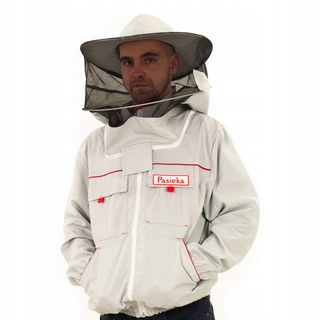 Včelársky odev - Mikina Bee&Honey, veľkosť XL, biela